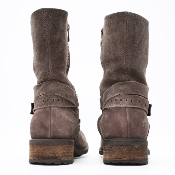 UGG Ladies 5 Australia Kiings Side-zip Buckle - Picture 3 of 12